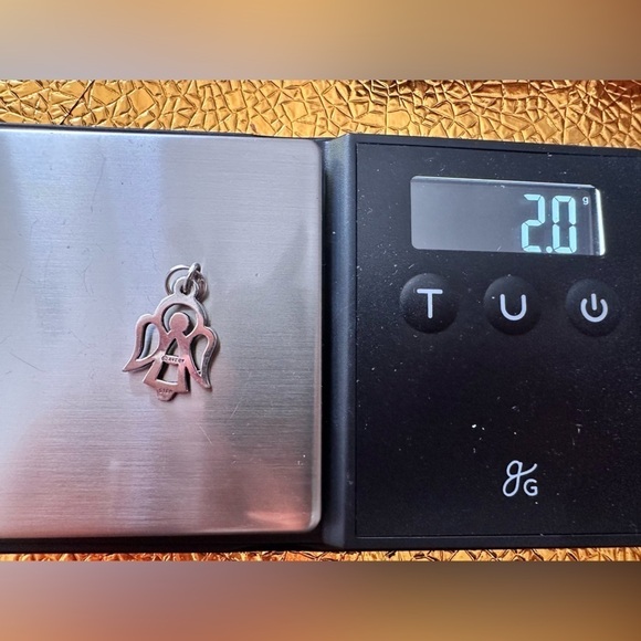 Retired James Avery Sterling Silver Open Angel Charm - Picture 9 of 9